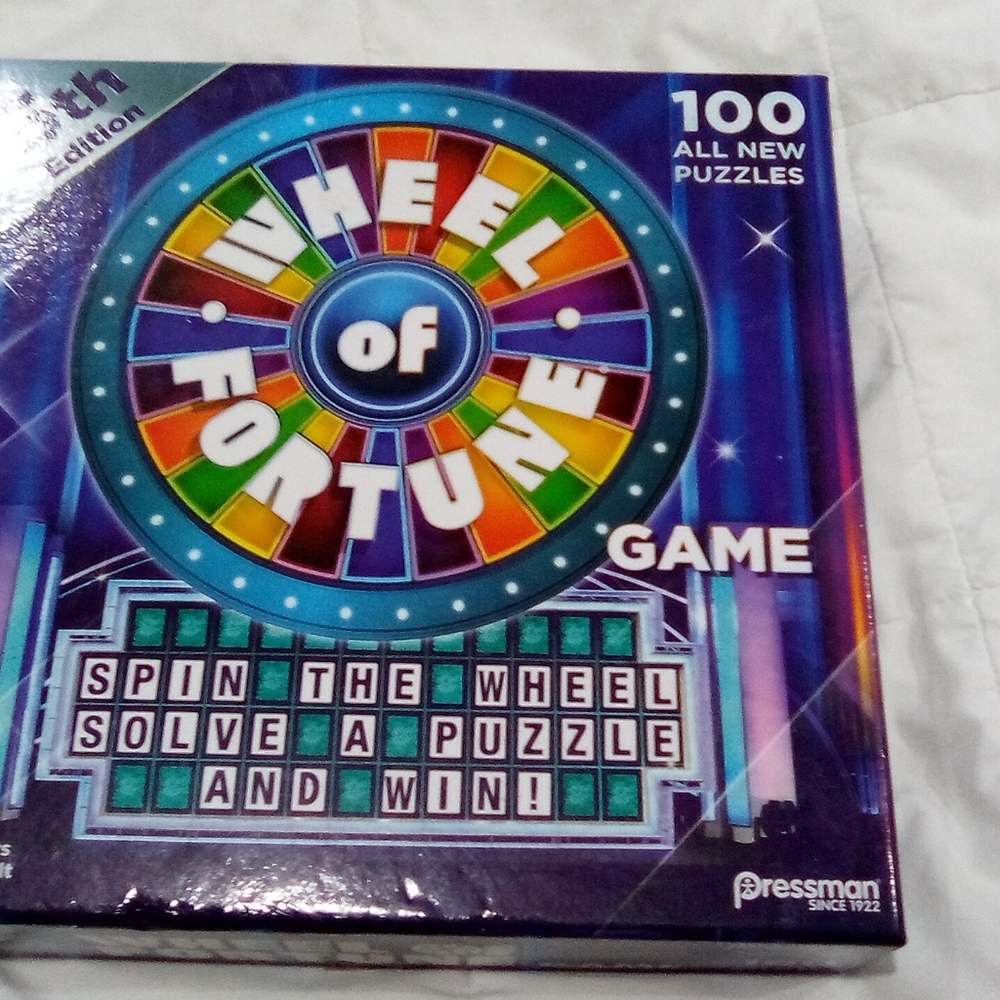 Pressman Wheel of Fortune Puzzle Game - Multicolor
